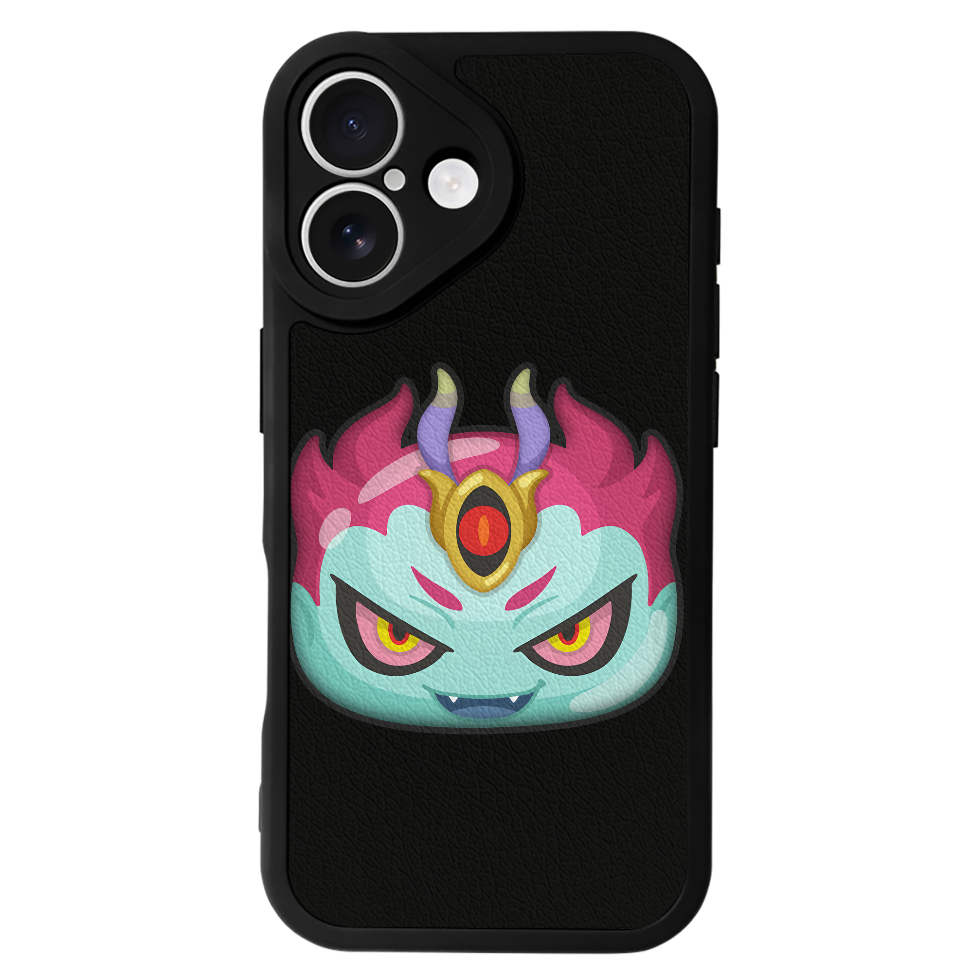 （画像用） 妖怪ウォッチ Yo-kai Watch 【iPhone 16シリーズ対応】シリコンスマホケース（レザー調） 材質：シリコン